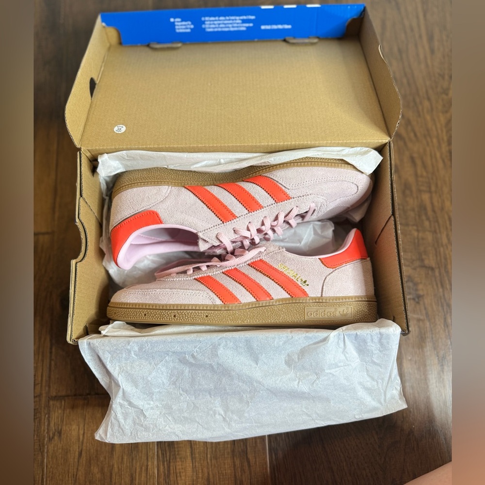 Adidas Spezial  Women's Pink and Orange Sneakers